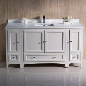 Fresca FCB20-123612AW-CWH-U Cabinets with Top and Sink