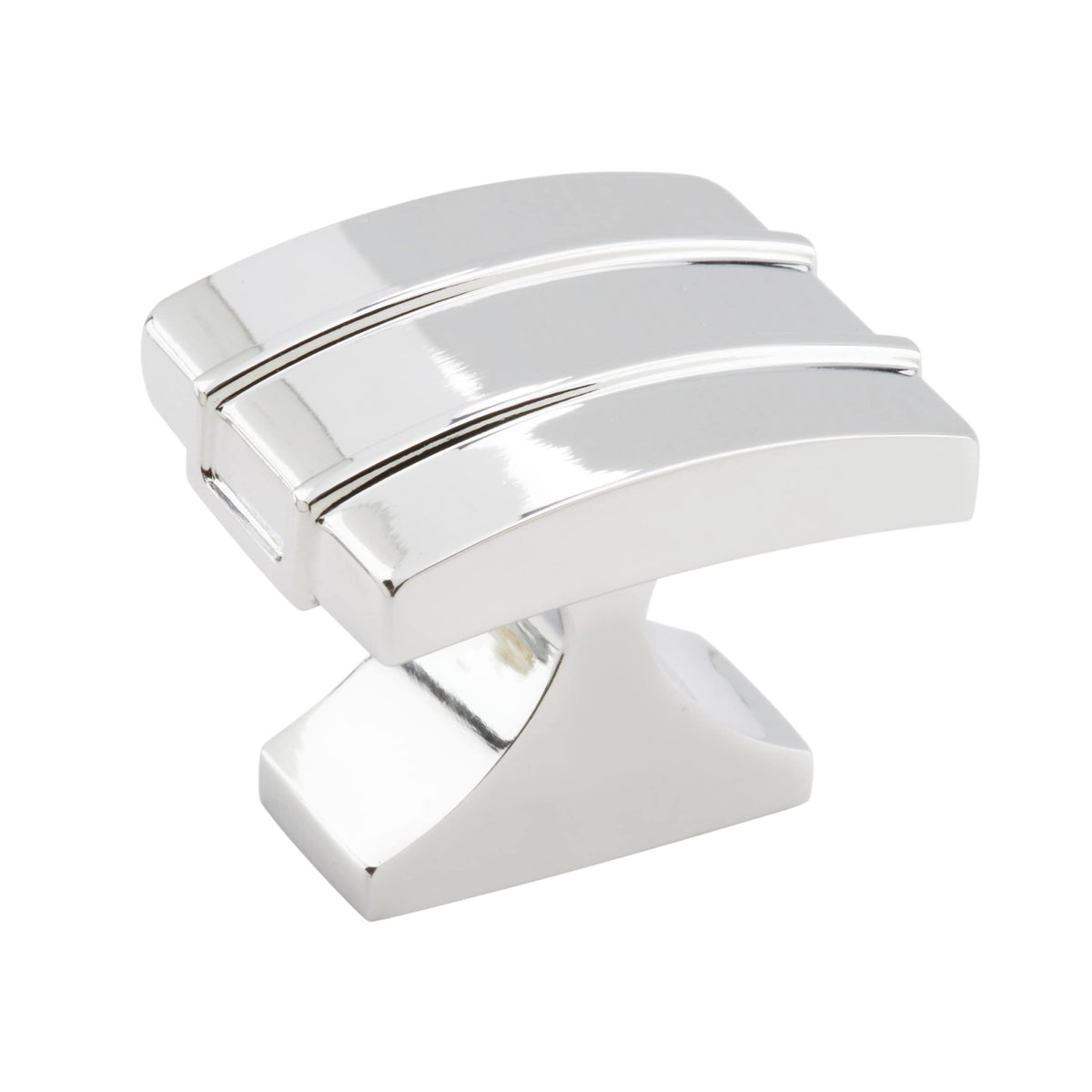 Amerock Cabinet Knob Polished Chrome 1-1/2 inch (38 mm) Length Davenport 1 Pack Drawer Knob Cabinet Hardware