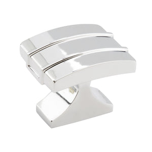 Amerock Cabinet Knob Polished Chrome 1-1/2 inch (38 mm) Length Davenport 1 Pack Drawer Knob Cabinet Hardware
