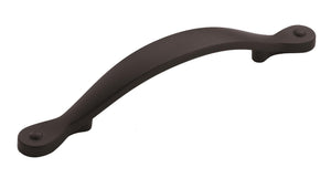 Amerock Cabinet Pull Matte Black 3-3/4 inch (96 mm) Center to Center Inspirations 1 Pack Drawer Pull Drawer Handle Cabinet Hardware