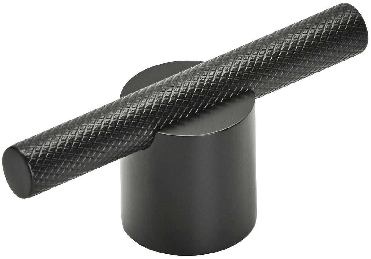 Amerock Cabinet Pull Matte Black 5/8 inch (16 mm) Center to Center Transcendent 1 Pack Drawer Pull Drawer Handle Cabinet Hardware