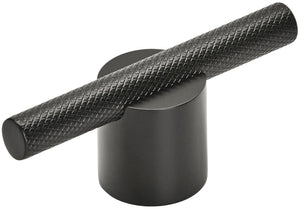 Amerock Cabinet Pull Matte Black 5/8 inch (16 mm) Center to Center Transcendent 1 Pack Drawer Pull Drawer Handle Cabinet Hardware