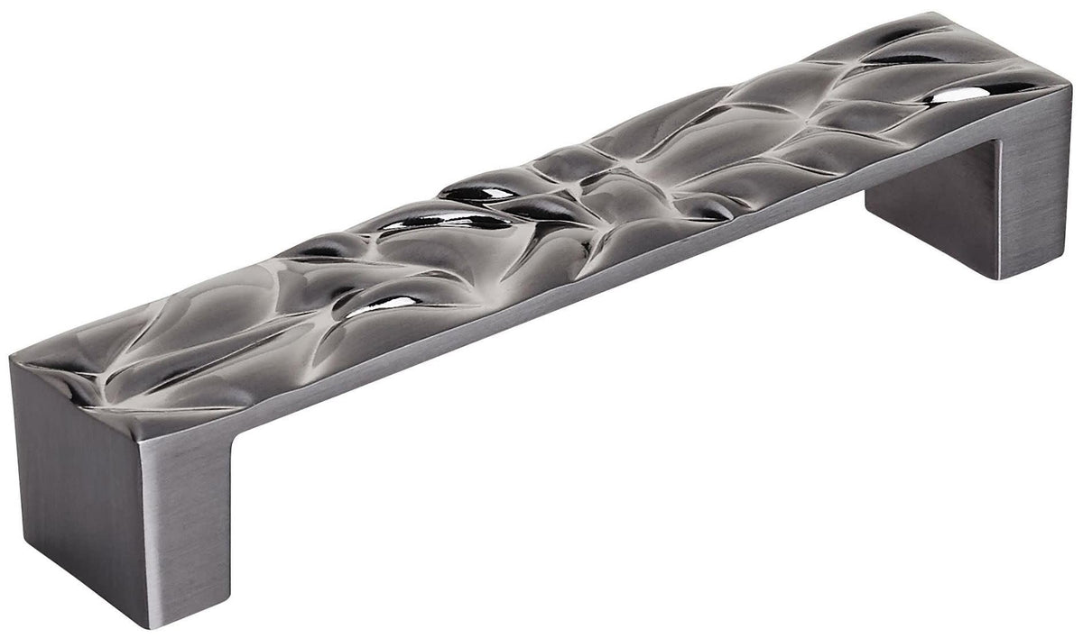 Amerock Cabinet Pull Black Chrome 5-1/16 inch (128 mm) Center to Center Calathea 1 Pack Drawer Pull Drawer Handle Cabinet Hardware