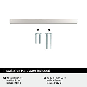 Amerock BP2620326 Polished Chrome Cabinet Pull 3-3/4 inch (96mm) Center-to-Center Cabinet Hardware Cyprus Furniture Hardware Drawer Pull