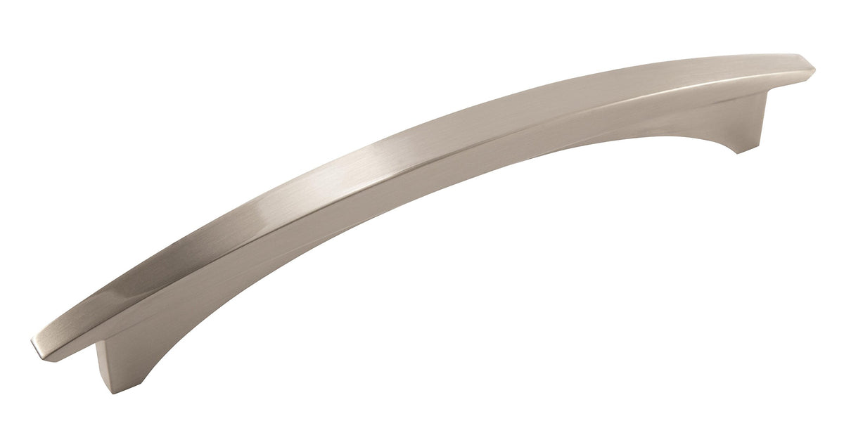 Amerock Cabinet Pull Satin Nickel 6-5/16 inch (160 mm) Center to Center Essential'Z 1 Pack Drawer Pull Drawer Handle Cabinet Hardware