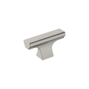 Amerock Cabinet Knob Satin Nickel 2 inch (51 mm) Length Status 1 Pack Drawer Knob Cabinet Hardware