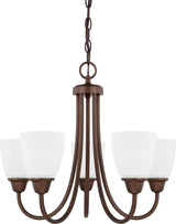 Capital Lighting 415151BZ-337 Trenton 5 Light Chandelier Bronze