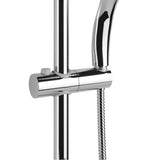 PULSE ShowerSpas 1011-III-CH Kauai III Shower System, with 8" Rain Showerhead, 5-Function Hand Shower, Adjustable Slide Bar and Soap Dish, Polished Chrome Finish