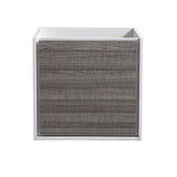 Fresca FCB9224HA Fresca Catania 24" Glossy Ash Gray Wall Hung Modern Bathroom Cabinet