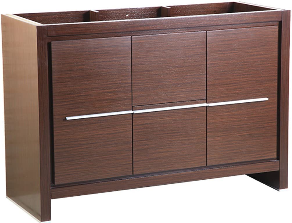 Fresca FCB8148WG Fresca Allier 48" Wenge Brown Modern Bathroom Cabinet