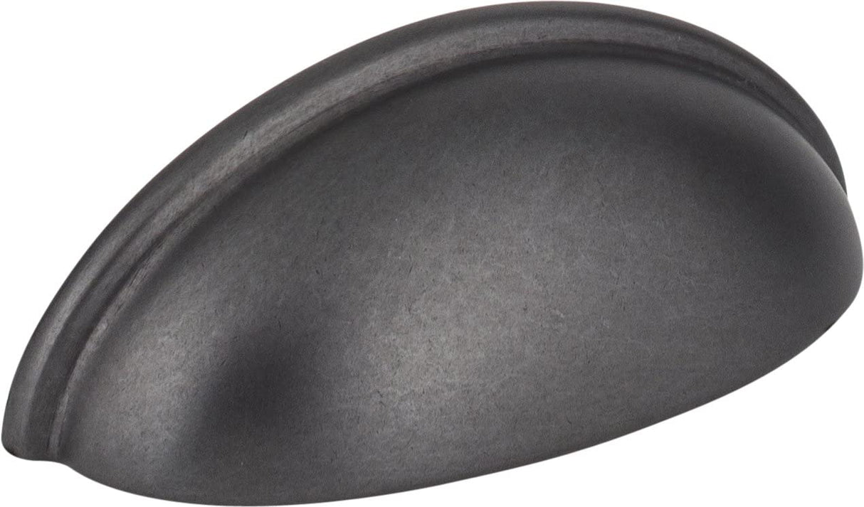 Elements 2981BNBDL 3" Center-to-Center Brushed Pewter Florence Cabinet Cup Pull