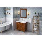 Jeffrey Alexander MIR2CHA-28-CH 28" W x 1-1/2" D x 34" H Chocolate Chatham mirror