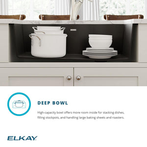 Elkay Quartz Classic ELGUS3322RPT0 Putty Single Bowl Undermount Sink