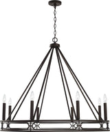 Capital Lighting 443481OB Merrick 8 Light Chandelier Old Bronze