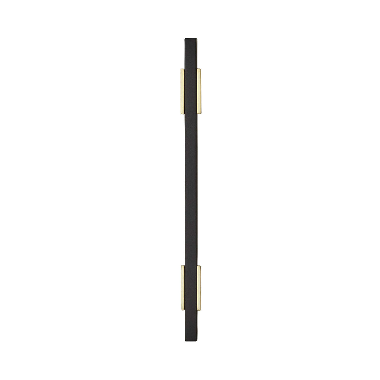 Amerock Cabinet Pull Brushed Gold/Matte Black 5-1/16 inch (128 mm) Center to Center Urbanite 1 Pack Drawer Pull Drawer Handle Cabinet Hardware
