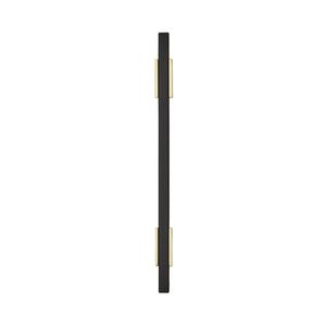Amerock Cabinet Pull Brushed Gold/Matte Black 5-1/16 inch (128 mm) Center to Center Urbanite 1 Pack Drawer Pull Drawer Handle Cabinet Hardware