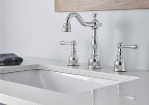 Gerber D303257 Chrome Opulence Two Handle Widespread Lavatory Faucet