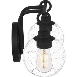 Quoizel WTN8616MBK Winston Vanity, 2-Light 200 Total Watts, Matte Black
