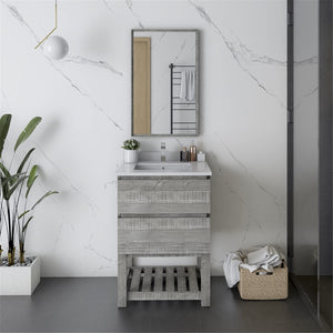 Fresca FCB3124ASH-FS-CWH-U Bathroom Vanity