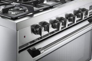 Verona VPFSGG365DW Prestige 36" Gas Double Oven Range - White