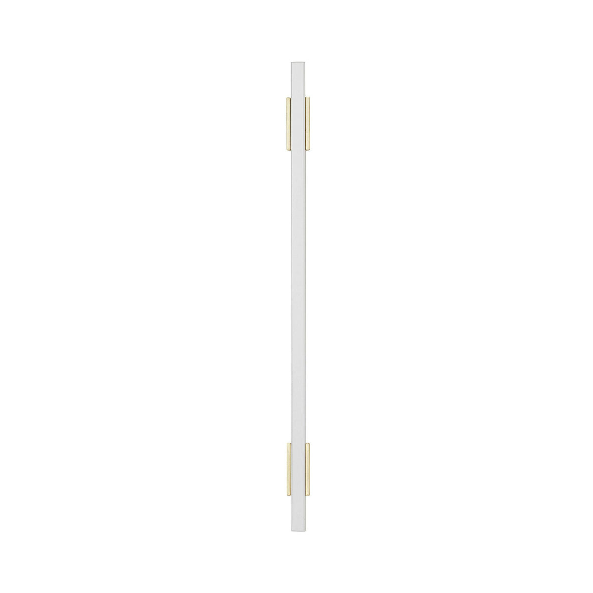 Amerock Cabinet Pull Brushed Gold/White 7-9/16 inch (192 mm) Center to Center Urbanite 1 Pack Drawer Pull Drawer Handle Cabinet Hardware