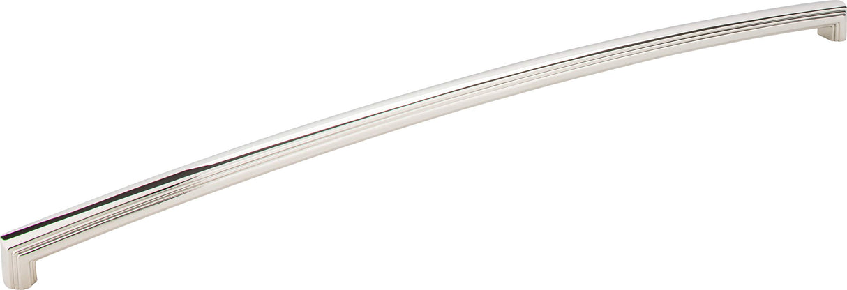 Jeffrey Alexander 519-18NI 18" Center-to-Center Polished Nickel Delgado Appliance Handle
