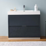 Fresca FCB8442GO-I Fresca Valencia 40" Gray Oak Free Standing Modern Bathroom Vanity