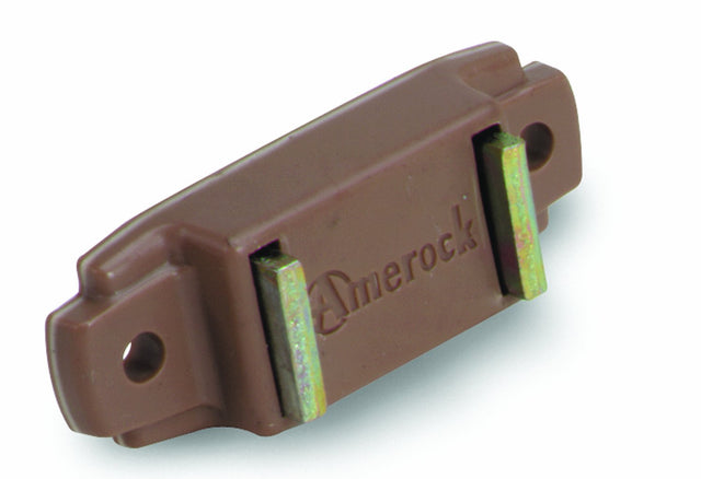 Amerock Magnetic Cabinet Catch Tan 1-15/16 inch (49 mm) Length 1 Pack Door Catch Cabinet Door Latch Magnetic Door Latch