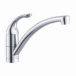 Gerber G0040010 Chrome Viper Single Handle Kitchen Faucet W/out Spray & W/ Deck PLA...