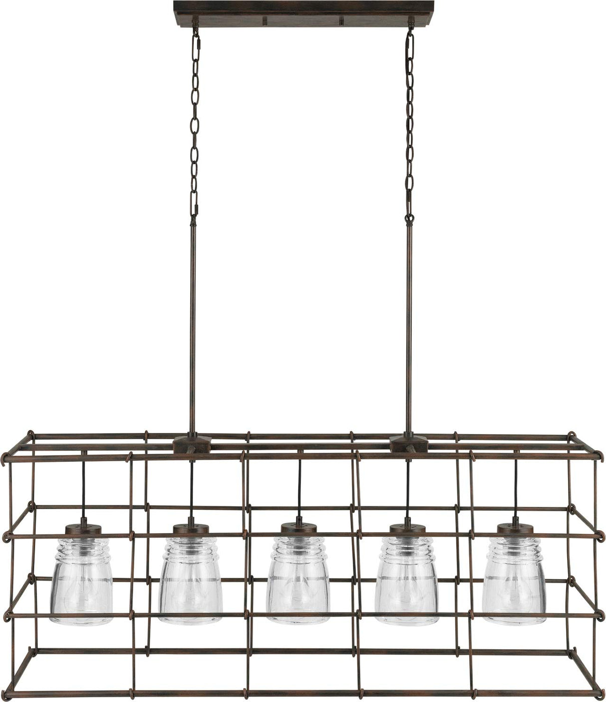 Capital Lighting 829751NG-462 Turner 5 Light Island Nordic Grey