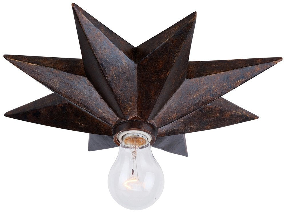 Crystorama 9230-EB  Transitional One Light Ceiling Mounts from Astro collection in Bronze/Darkfinish,