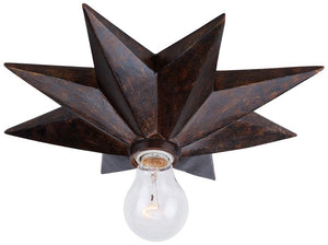 Crystorama 9230-EB  Transitional One Light Ceiling Mounts from Astro collection in Bronze/Darkfinish,