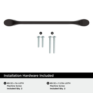 Amerock BP21938ORB Oil-Rubbed Bronze Cabinet Pull 6-5/16 inch (160mm) Center-to-Center Cabinet Hardware Ravino Furniture Hardware Drawer Pull