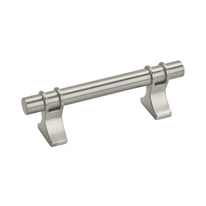 Amerock Cabinet Pull Satin Nickel 3 inch (76 mm) Center to Center Davenport 1 Pack Drawer Pull Drawer Handle Cabinet Hardware