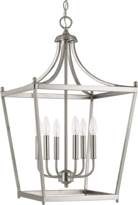 Capital Lighting 9552BN Stanton 6 Light Foyer Brushed Nickel