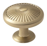 Amerock Cabinet Knob Golden Champagne 1-3/8 inch (35 mm) Diameter Crawford 1 Pack Drawer Knob Cabinet Hardware