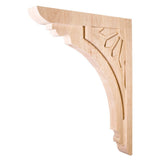 Hardware Resources COR5-5ALD 2" W x 16-7/8" D x 22" H Alder Art Deco Corbel