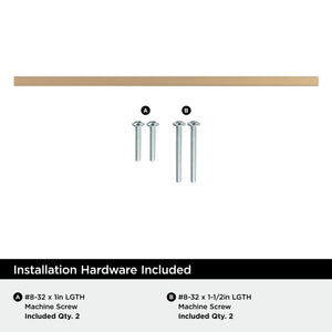 Amerock BP36911CZ Champagne Bronze Cabinet Pull 12-5/8 inch (320mm) Center-to-Center Cabinet Hardware Monument Furniture Hardware Drawer Pull