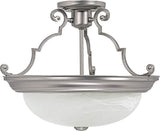 Capital Lighting 2717BB Holmes 3 Light Semi-Flush Burnished Bronze