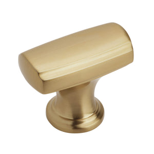 Amerock Cabinet Knob Champagne Bronze 1-3/8 inch (35 mm) Length Highland Ridge 1 Pack Drawer Knob Cabinet Hardware
