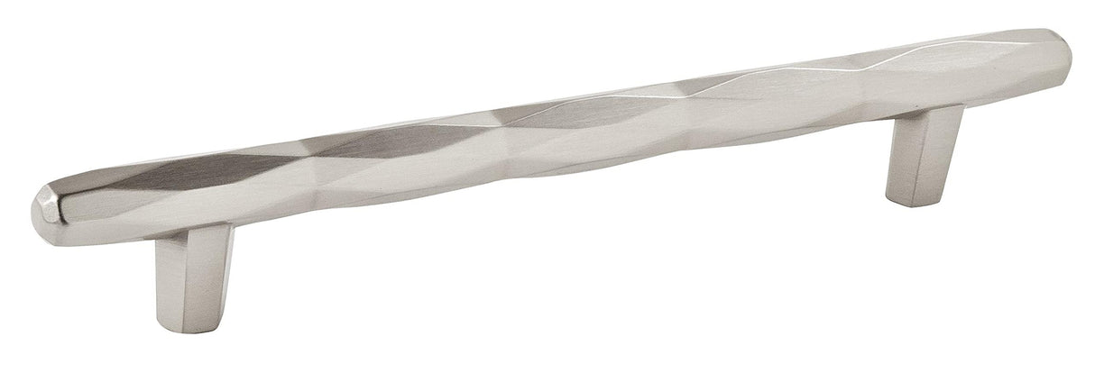 Amerock Cabinet Pull Satin Nickel 6-5/16 inch (160 mm) Center to Center St. Vincent 1 Pack Drawer Pull Drawer Handle Cabinet Hardware