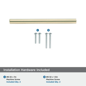 Amerock Cabinet Pull Champagne Bronze 3-3/4 inch (96 mm) Center to Center Bar Pulls 1 Pack Drawer Pull Drawer Handle Cabinet Hardware