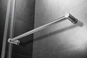 Elegant 48'' * 76'' Frameless Shower Door with Finish in Gold