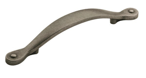 Amerock Cabinet Pull Weathered Nickel 3-3/4 inch (96 mm) Center to Center Inspirations 1 Pack Drawer Pull Drawer Handle Cabinet Hardware