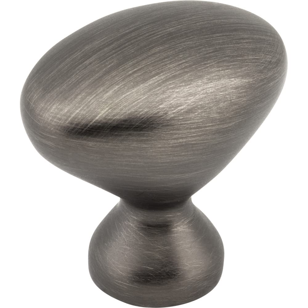 Elements 897L-BNBDL 1-1/4" Overall Length Brushed Pewter Oval Merryville Cabinet Knob