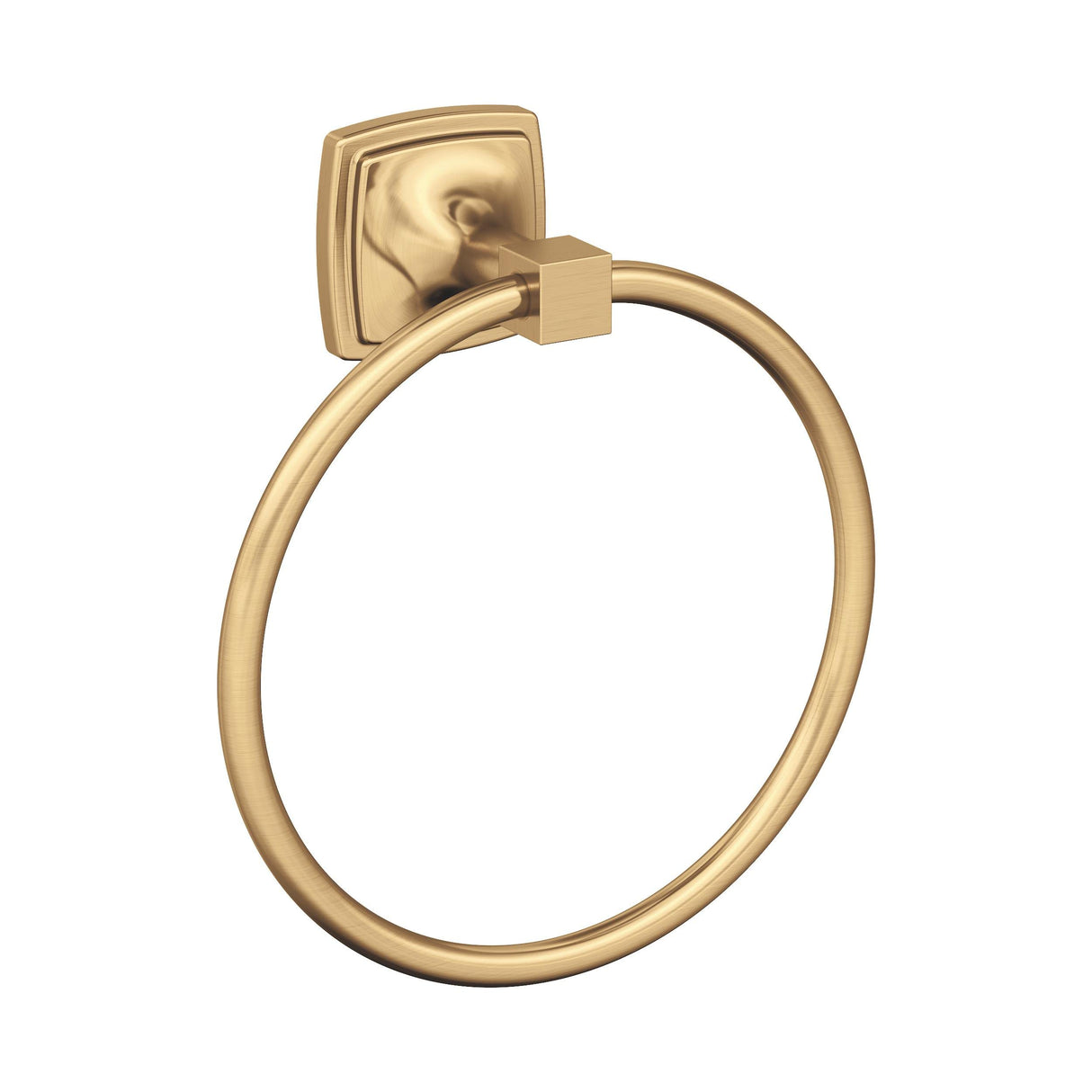 Amerock BH36092CZ Champagne Bronze Towel Ring 7-9/16 in (192 mm) Length Towel Holder Stature Hand Towel Holder for Bathroom Wall Small Kitchen Towel Holder Bath Accessories