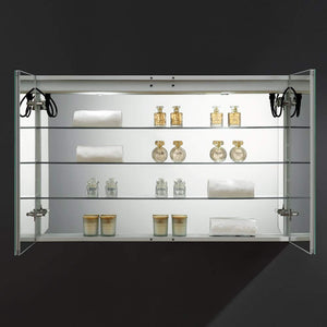 Fresca FMC024830 Fresca Spazio 48" Wide x 30" Tall Bathroom Medicine Cabinet w/ LED Lighting & Defogger