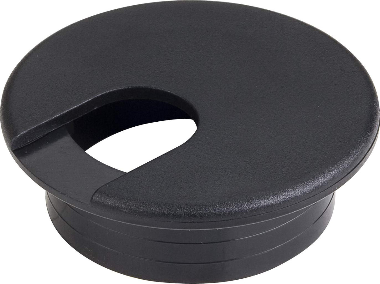 Hardware Resources 63000 2 Piece Black Plastic Wire Grommet for 2" Diameter Hole
