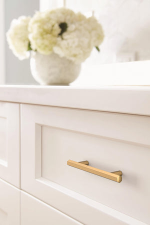 Amerock Cabinet Pull Champagne Bronze 3-3/4 inch (96 mm) Center-to-Center Caliber 1 Pack Drawer Pull Cabinet Handle Cabinet Hardware