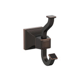 Amerock BH36020ORB Oil Rubbed Bronze Single Robe Hook 4-1/4 in. (108 mm) Length Towel Holder Mulholland Towel Hook for Bathroom Bathroom Hardware Bath Accessories